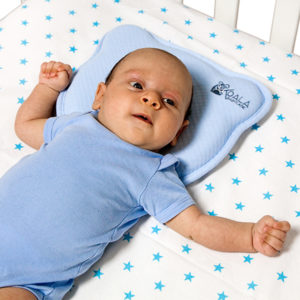 Cuscino per correzione della testa del bambino cuscino anti-rollio per neonati prevenzione e correzione per sindrome della testa piatta e plagiocefalia 